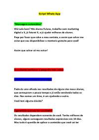 [EXCLUSIVO] SCRIPT PARA VENDER NO WHATSAPP