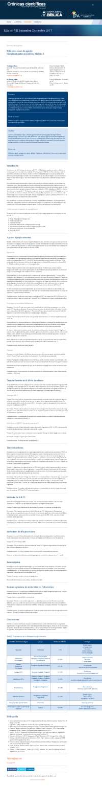 Avances en tratamiento de diabetes tipo 2: Agentes hipoglucemantes y mecanismos de acción