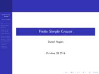 Understanding Finite Simple Groups: Importance, Definitions, and History