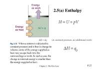 Slides on Enthalpy and its Function