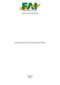 ATIVIDADE PATOLOGIA (DISTÚRBIO CIRCULATÓRIO)