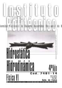 Hidrostática como recurso de la ingeniería en tema de física