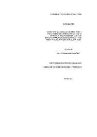 primera entrega para la toma de decisiones