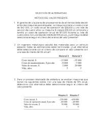 valor presente de economía