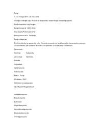 Hongos: Características, Reproducción, Diversidad y Ecología