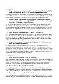 Paniere compilato e tradotto per lezione LINGUA E TRADUZIONE TEDESCA 2 Birk Andrea Meta (domande aperte)
