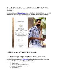 Italiancrown: Collection and Care Instructions for Men's Shirts
