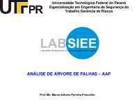Análise de Árvore de Falhas - Método para identificar causas de acidentes