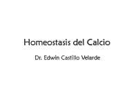 Homeostasis calcio URP