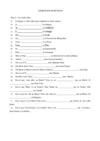 Le verbe Aller - O verbo ir - Docsity