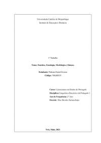 Lingua Descritiva de Portugues