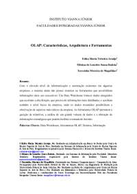 OLAP: Características, Arquitetura e Ferramentas para Análise de Dados em Data Warehouses