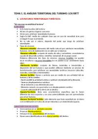 APUNTES RECURSOS TERRIOTIALES TURÍSTICOS