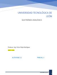 Control PID y Filtros en Electrónica Analógica