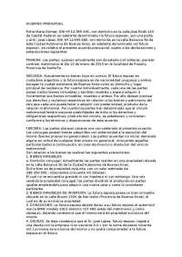 ACUERDO PRENUPCIAL PARA PRESENTAR ANTE ESCRIBANO
