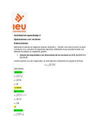 ACTIVIDAD 2 OPERACIONES CON VECTORES