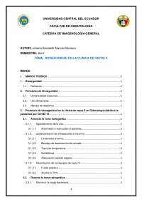 Protocolo de Bioseguridad en Radiología Dental: Guía para Estudiantes