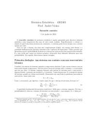 Ensemble Canônico-estatística