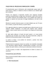 Proceso de Fabricación y Diseño de Puertas de Automóviles: Pasos y Características