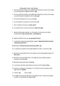 Domande  di web design iulm