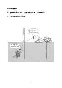 Aufgaben zur Optik mit Lösungen 