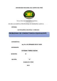 EJERCICIOS DE CONDUCTANCIA EQUIVALENTE