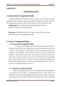 product visualization using augmented reality