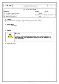 INFORME DEL CICLO 2019 PERIODO 2