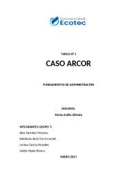 CASO ARCOR RESOLUCION