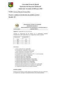 tarea 3 de Combustión sin exceso de aire