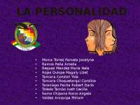 La Personalidad: Definición, Formación y Grandes Rasgos