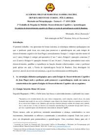 psicologia do desenvolvimento piaget