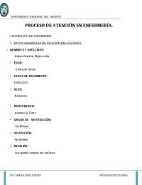 proceso de atencion de enfermeria en paciente pediatrico