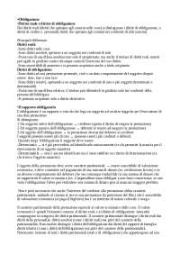 Diritto delle Obbligazioni: Definizioni e Classificazioni
