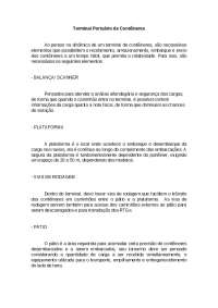 Elementos Importantes de Um Terminal de Contêineres