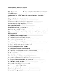 Atividades sobre biologia