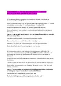 ATI MATERNAL-NEWBORN FREQUENTLY TESTED QUESTIONS AND ANSWERS SOLUTION