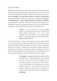 Sobre o gênero romance em Bakhtin e Lukács