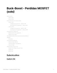 Buck-Boost converter - Losses in MOSFET(only)