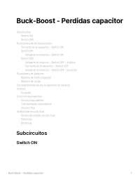 Analysis of Buck-Boost Converter with Capacitor Losses