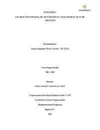 Informe Acompañamiento Micronegocios: Heladería Mostesión y Ferre-Electricos-Carrejaria Ca
