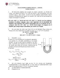 SOLUCIONARIO DE PARCIAL DE FISICA II