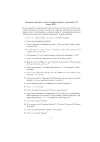 Domande base per orale Geometria 1