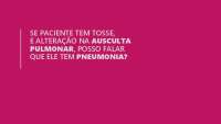 Pneumonia Adquirida na Comunidade: Diagnóstico, Tratamento e Epidemiologia