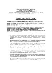 Nutrición Animal: Ejercicios y Problemas Resueltos