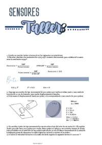 Taller de Sensores, ejercicios de diseño basicos