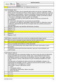 Exercícios de Revisão de Simulado: Educação Física