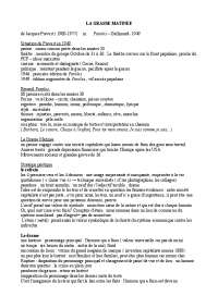 La grasse matinée - Jacques Prévert: analyse - Docsity