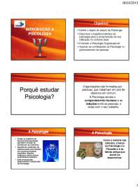 Introdução à Psicologia: Objetivos, História e Importância