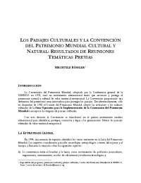 Perspectiva Nueva: Paisajes Culturales en Patrimonio Mundial
